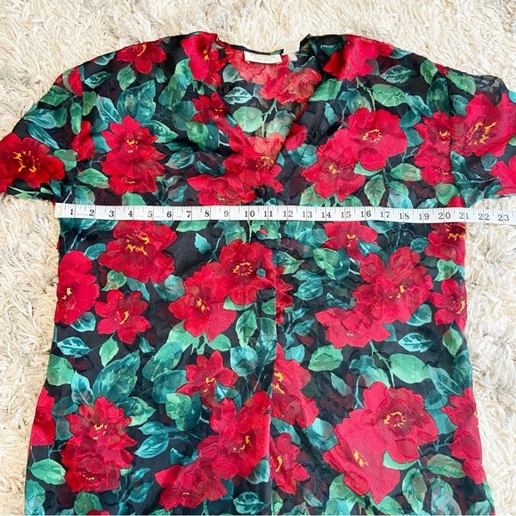 Victorias Secret | Vintage Gold Label Button Front Floral Nightgown Size Small - Picture 6 of 7